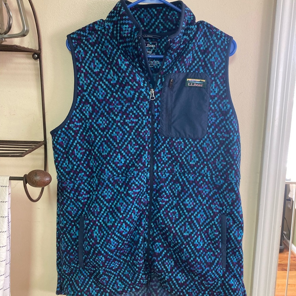 L.L. Bean Multicolor Knit Vest